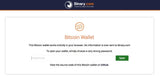 Binary.com Bitcoin wallet